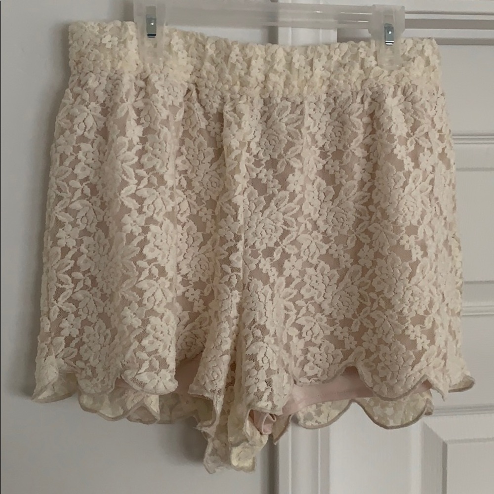 Free People Lace Shorts